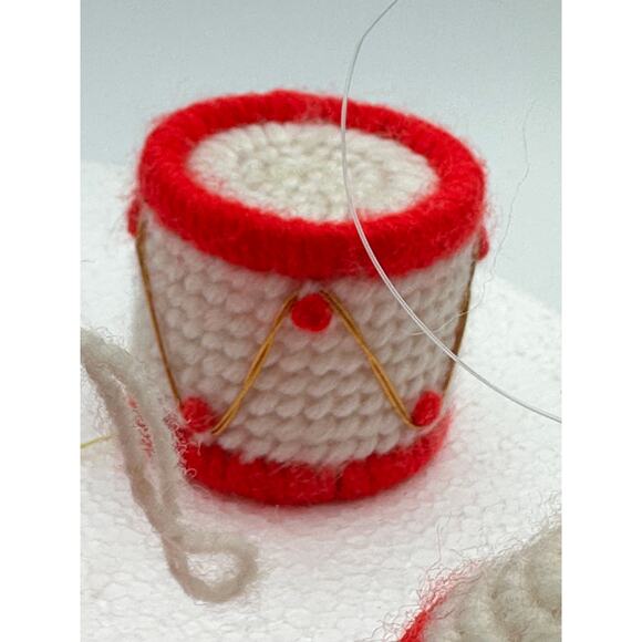 Vintage ornament lot homemade handmade grandma crochet hand knitted 70's 80's - Picture 13 of 16